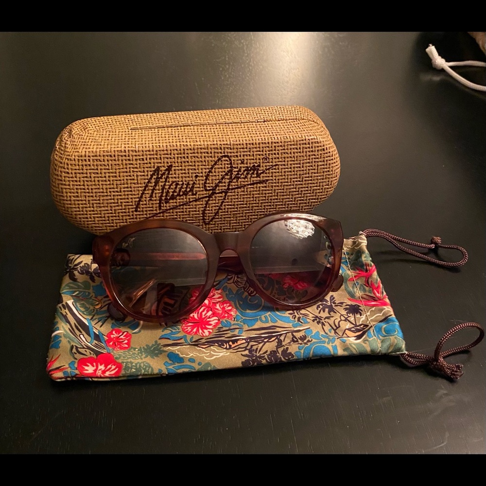 Authentic Maui Jim sunglasses.